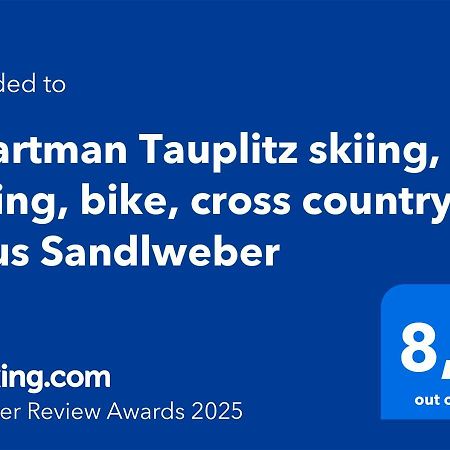 Apartman Tauplitz Skiing, Hiking, Bike, Cross Country - Haus Sandlweber Obersdorf Εξωτερικό φωτογραφία